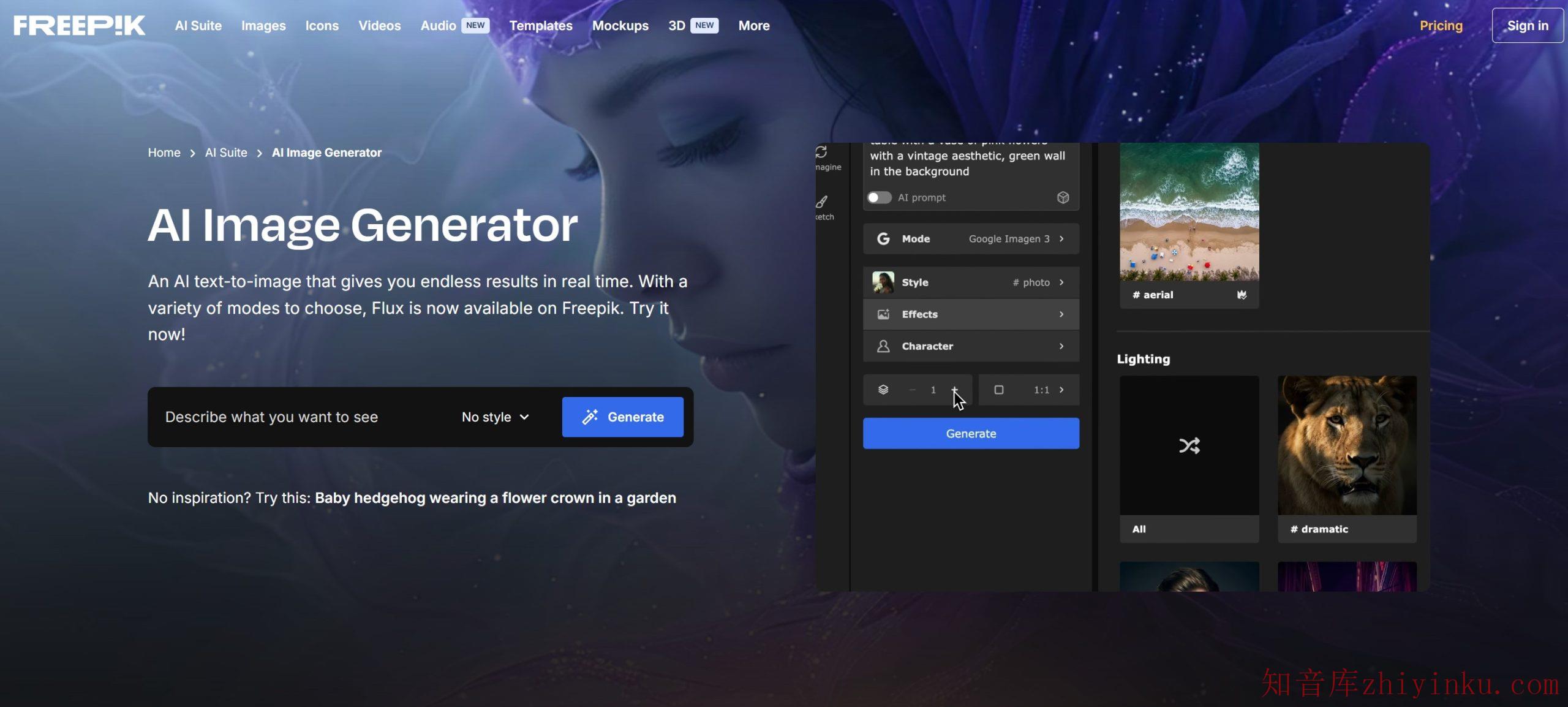 Freepik AI Image Generator